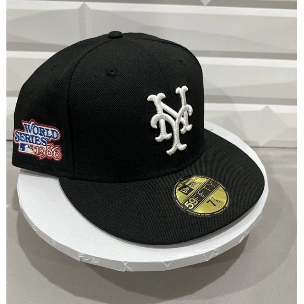 New York Mets MLB Authentic New‎ Era 59fifty Fitted Cap 5950 1986 World Series